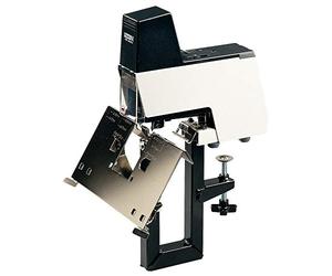 Rapid Classic 106E 3-in-1 Contactless Electric Stapler, 50 Sheet Capacity, Mains Powered with UK Plug, Includes Staples, Metal and Plastic, White/Black, 10875310