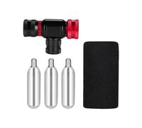 Rapid CO₂ Cycle Tire Inflator for Hill Road Velocipedes Extreme Transportable Aluminum Alloy Plan with Double Gate Couplers Fast Cycle Tire Fan