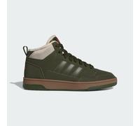 adidas Unisex Rapid Court Mid Winterized Shoes, Night Cargo/Night Cargo/Wonder Beige, 10.5 UK