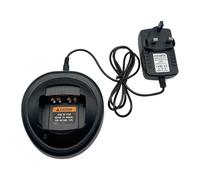 Rapid Desktop Charger for Motorola GP340 GP360 GP380 GP328 HT750 HT1250 MTX850 PRO5150 - Replacement for WPLN4107 - Li-Ion Ni-MH Ni-CD Battery Station with UK Plug