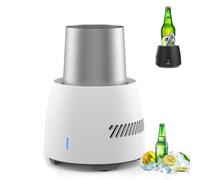 Rapid Drink Cooling Cup, 350Ml Intelligent Beverage Cooler with Smart Touch Switch, 10-Minute Rapid Cooling, Electronic Bottle Chiller for Home Office Travel Beer Drink Wine Water