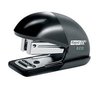 Rapid ECO Mini Stapler, Compact & Heavy Duty Small Stapler Made Using Recycled Plastic, For Home, Office Or School Use, Miniature Travel Size, Eco Conscious Stationery Range, Black, 24846201