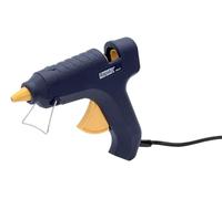 Rapid Hot Glue Gun EG111 - 25W Mini, 26 glue sticks 12×190mm (500g), 1.6mm nozzle, UK Plug, Blue