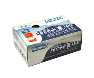 Rapid Extra Fine / Super Strong 43 Series Textile Staples for K1tx 6-8mm
