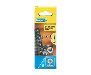Rapid Eyelets for Textile Applications, 8 mm, 5000411 - 25 Pieces