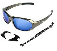 Rapid Eyewear Aspen Ski, Glacier and Extreme Sport Sunglasses - Goggles | Mens and Womens. Anti fog mirrored lenses, side shields and retainer strap. UV400 protection. Also for dry eye and hayfever
