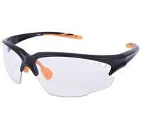 Rapid Eyewear 'Expert Clear' Cycling and Sports Glasses for Men & Women. UV 400 Sunglasses. Impact Resistant Transparent Lenses. Also for Squash, Cricket, Running & Shooting