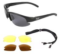 Rapid Eyewear Mens Polarised Fishing Sunglasses. Interchangeable UV Lenses | Suitable for all types of angling including coarse, fly, carp, sea etc. Anti-glare lenses help you to see fish in the water