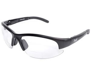Rapid Eyewear Mens & Womens CLEAR BIFOCAL + 2.5 STRENGTH SAFETY GLASSES With Magnifying Readers Segment. Reading Specs for Lab Work, Hobbyists, Trades, and Sports including Cycling & Shooting