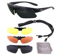 Rapid Eyewear Rx Pilot Spec Prescription Sunglasses Frame for Glasses Wearers: Mens & Womens: Also for Driving, Cycling etc. Changeable Lenses, Including Category 4