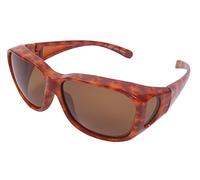 Rapid Eyewear Womens Polarised Over Glasses Sunglasses: Medium - Large Size | Will fit over normal womens’ spectacles up to 135mm wide. OTG with uv400 anti-glare lenses. Tortoiseshell. Ideal for driving