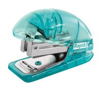 Rapid F4 Colour'Ice Mini Stapler, 10 Sheet Capacity, Includes 1000 x Staples, Green, 5001327