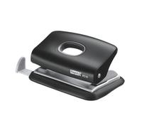 Rapid Fashion FC10 Mini 2 Hole Punch, Punches up to 10 Sheets, Adjustable Guide Bar, Ergonomic Design, Black, 23638501