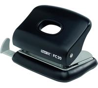 Rapid Fashion FC20 2 Hole Punch, Punches up to 20 Sheets, Adjustable Guide Bar,