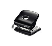 Rapid Fashion FC30 Strong 2 Hole Punch, Punches up to 30 Sheets, Adjustable Guide Bar, Ergonomic Design, Black, 23639401