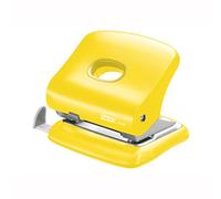 Rapid Fashion FC30 Strong 2 Hole Punch, Punches up to 30 Sheets, Adjustable Guide Bar, Ergonomic Design, Yellow, 5000362