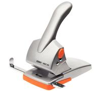 Rapid Hole Punch HDC65 Ergonomic Handle Home Office Desk Puncher Paper Orange