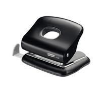 Rapid Fashion FC20 2 Hole Punch, Punches up to 20 Sheets, Adjustable Guide Bar, Ergonomic Design, Black, 23256400