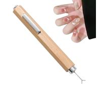 Rapid Forming Heart Nail Art Magnet, 3 in 1 Wooden Handle Nail Magnet, Versatility Personalization DIY Tools, Strong magnetic properties For home or professional use