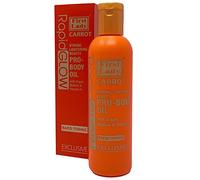 Rapid Glow Carrot Strong Skin Brightening Beauty Pro Hand & Body Oil 200ml - with Argan, Vitamin A, Vitamin C, Niacinamide, Hyper Pigmentation, Dark Spots, Melanin, Toning, illuminated