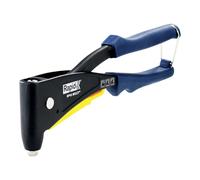 RAPID RP40 MULTI Riveter with Case and 3 Drills, Multi Nozzle Hand Riveter, Smart Caliber, Soft Grip Handle, 150 Rivets Included (5001127)