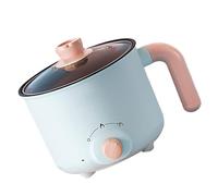 Rapid Heating Electric Cooking Pot Mini Portable Noodle Cooker for Soups, Hot Pot, and Porridge, Easy to Use with Auto Power Outage Protection, Anti Dry (Non Stick (with