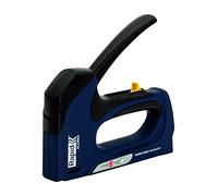 Rapid Heavy Duty Dual Staple Gun ALU953 for No. 53 Staples and No. 8 Brads, Manual Staple Gun with 3-Step Force Adjuster, Powercurve Technology and Easy-to-Squeeze Trigger (5000516), Blue
