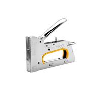 Rapid Heavy Duty Manual Staple Gun PRO R33 for No. 13 Staples | Silver, Carpet Staple Gun with 3-Step Force Adjuster, Easy Squeeze Trigger, and Ergonomic Handle, Made In Sweden (10582521)