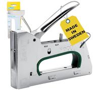 Rapid Heavy Duty Manual Staple Gun PRO R34 for No. 140 Staples, DIY Staple Gun with 3-Step Force Adjuster, Easy Squeeze Trigger, and Ergonomic Handle, Made in Sweden (5001671)