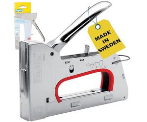 Rapid Heavy Duty Manual Staple Gun PRO R353 for No. 53 Staples, Fabric Staple Gun with 3-Step Force Adjuster, Easy Squeeze Trigger, and Ergonomic Handle, Made in Sweden (5001666)