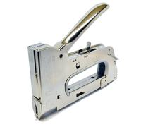 Rapid Heavy Duty Manual Staple Gun PRO R28 for No. 28 Staples, Cable Tacker with Easy-to-Squeeze Trigger, 3-step Force Adjuster, and All-Steel Casing and Wear Parts, Made in Sweden (20511710)