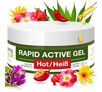 Rapid Hemp & Devil’s Claw Relief Gel - Extra Strong Warming Formula for Muscles & Joints | Fast-Absorbing, Non-Greasy | Vegan & Dermatologist-Tested | 200ml