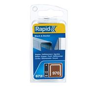 Rapid High Performance No.970 Staples, Leg Length: 12 mm, 40109552 - 672 Pieces