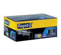 Rapid High Performance No.28 White Cable Staples, Leg Length: 11 mm, 11891931 - 5000 Pieces