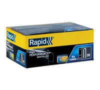 Rapid High Performance No.28 White Cable Staples, Leg Length: 11 mm, 11891931 - 5000 Pieces