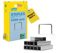 Rapid High-Performance Staples for Insulation, Thin Plastics, Cardboard and Carpets Flatwire No. 140, Leg Length 12mm, Staple Gun Staples