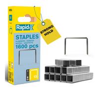 Rapid High-Performance Staples for Textiles, Finewire No. 13, Leg Length 8mm, Staple Gun Staples, Galvanised Steel, 1600 Pieces, Narrow Blister (4010