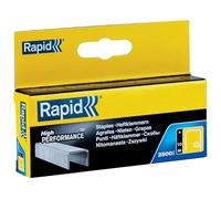 Rapid High-Performance Staples for Textiles, Finewire No. 13, Leg Length 8mm, Staple Gun Staples, Galvanised Steel, 2500 Pieces, Boxed (11835625)
