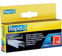 Rapid High-Performance Staples for Textiles, Finewire No. 53, Leg Length 10mm S