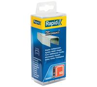 Rapid High-Performance Staples For Textiles, Finewire No. 53, Leg Length 12mm, Staple Gun Staples, Galvanised Steel, 5000 Pieces
