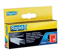 Rapid High Performance Staples, No.53, Leg Length 8 mm, 11857025 - 2500 Pieces