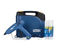 Rapid Hot Glue Gun EG320, 11-12mm Industrial Glue Gun for Installation, 1000 g/hr Output, 195 °C Self-Regulated Temperature Control, Exchangeable Nozzle, 1.75m Cord (5001480)