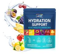 Rapid Hydration Electrolyte Powder Sachets 7 Key Electrolytes & 5 Vital Vitamins, Zero Sugar, 24 Single-Serve Sticks with Vitamin C, B3, B5,B6 B12 Supplement Energy Drink, Vegan & Gluten Free