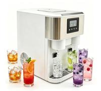 Rapid Ice Maker Machine with LCD Screen, 120-180W, 8-12 Min Quick Ice Cubes, Compact Countertop for Home