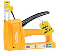 Rapid Light Duty Manual Staple Gun for Wood - Wall Stapler - Upholstery Staple Gun with Ergonomic Handle and All-Steel Interior Wear Parts - Made in Sweden R13