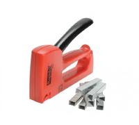 Rapid Light Duty Manual Staple Gun R53 with 1068 No.53 Staples Included | Red Upholstery Tacker with Ergonomic Handle and All-Steel Interior Wear Parts, Made in Sweden (20443852)