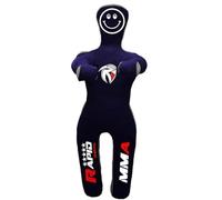 Rapid Mart Kids Grappling Standing Dummy - 4FT (49 Inches) Unfilled - Wrestling, Jiu-Jitsu, MMA Training Dummy with Moveable Arms and Legs (Black)