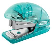 Rapid Mini Stapler 6 Pack Top Load 10 Sheet Capacity Integrated Staple Remover Includes Staples Colour'Breeze Series Blue 5001327