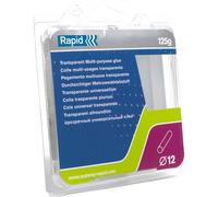 Rapid Multi-Purpose Transparent Hot Glue Sticks, Diameter: 12 mm, Length: 94 mm, 125 g, 40107356
