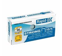 Rapid No. 10 Small Staples, For Stapling up to 10 Sheets, Use with Mini Staplers, Galvanised Wire, Box of 1000, 24862900